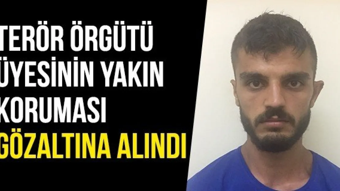 Terör örgütü üyesinin yakın koruması gözaltına alındı