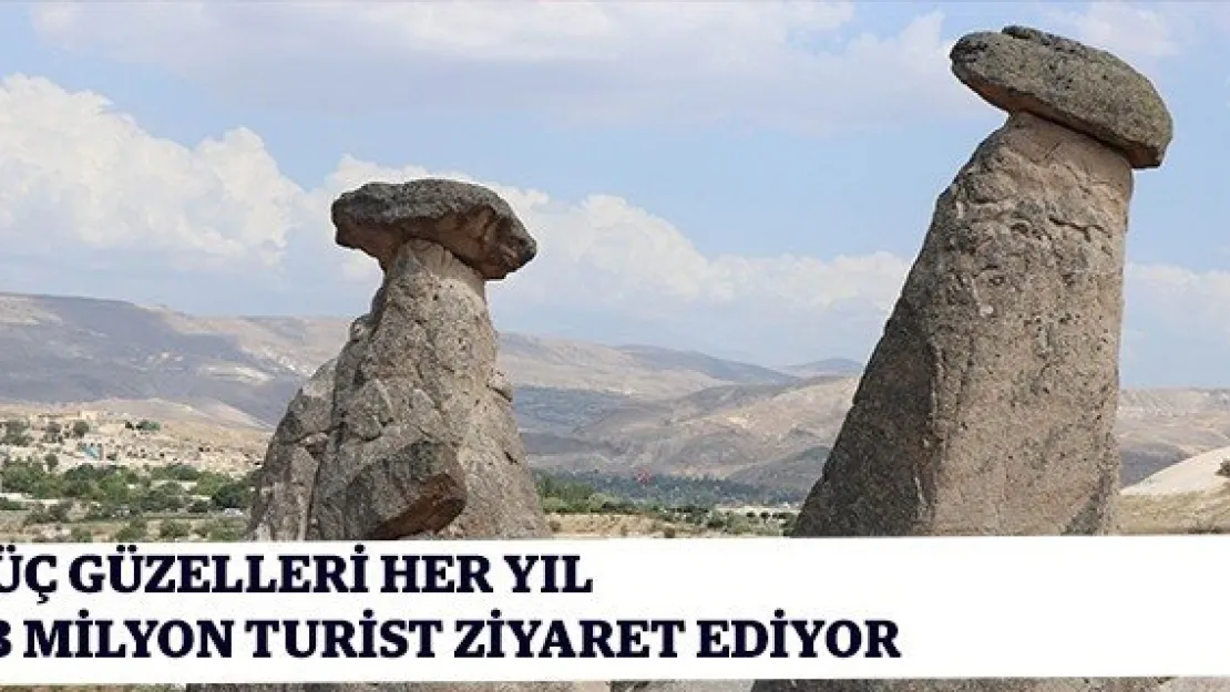 Üç Güzelleri her yıl 3 milyon turist ziyaret ediyor