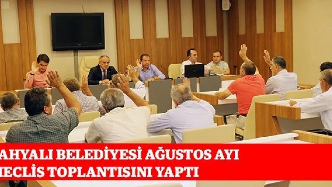 Yahyalı Belediyesi Ağustos ayı meclis toplantısını yaptı