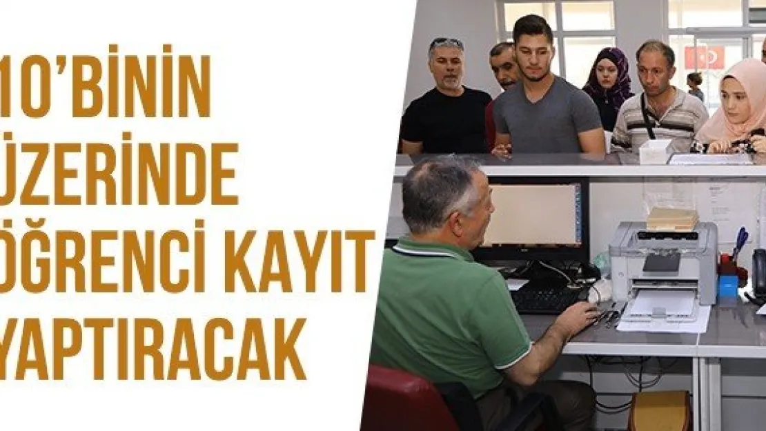 10'binin üzerinde öğrenci kayıt yaptıracak