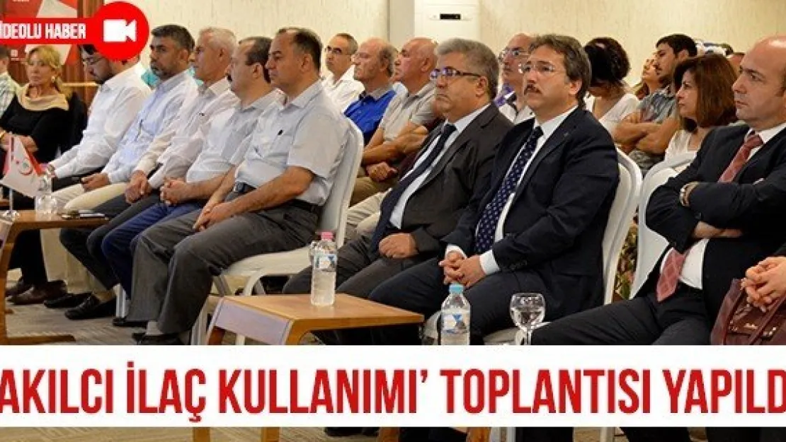 'Akılcı ilaç kullanımı' toplantısı yapıldı