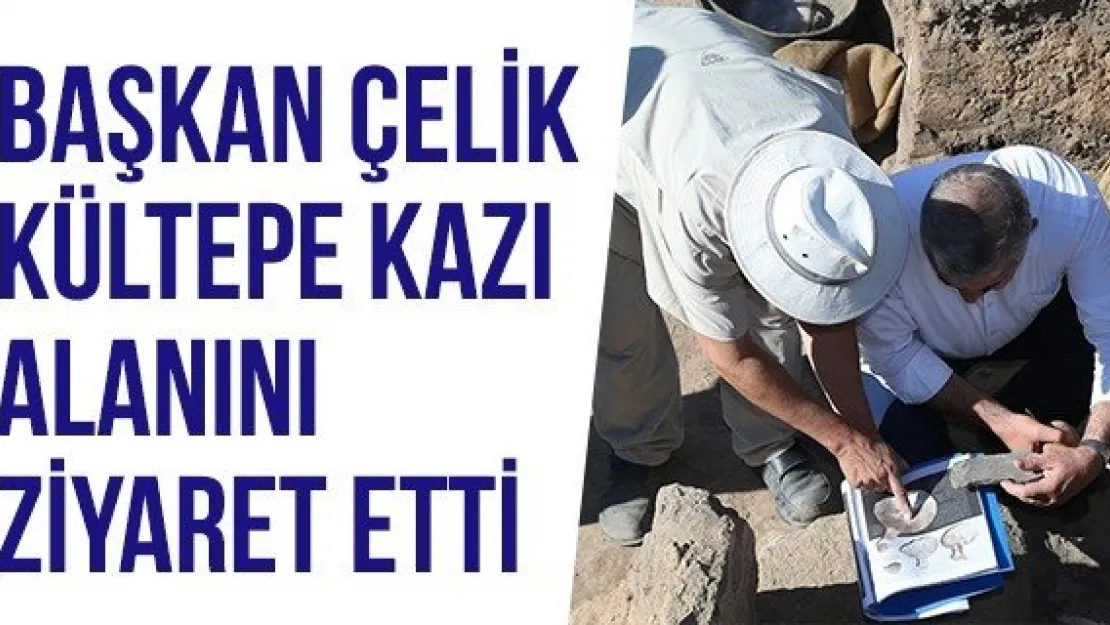 Başkan Çelik Kültepe Kazı Alanını Ziyaret Etti