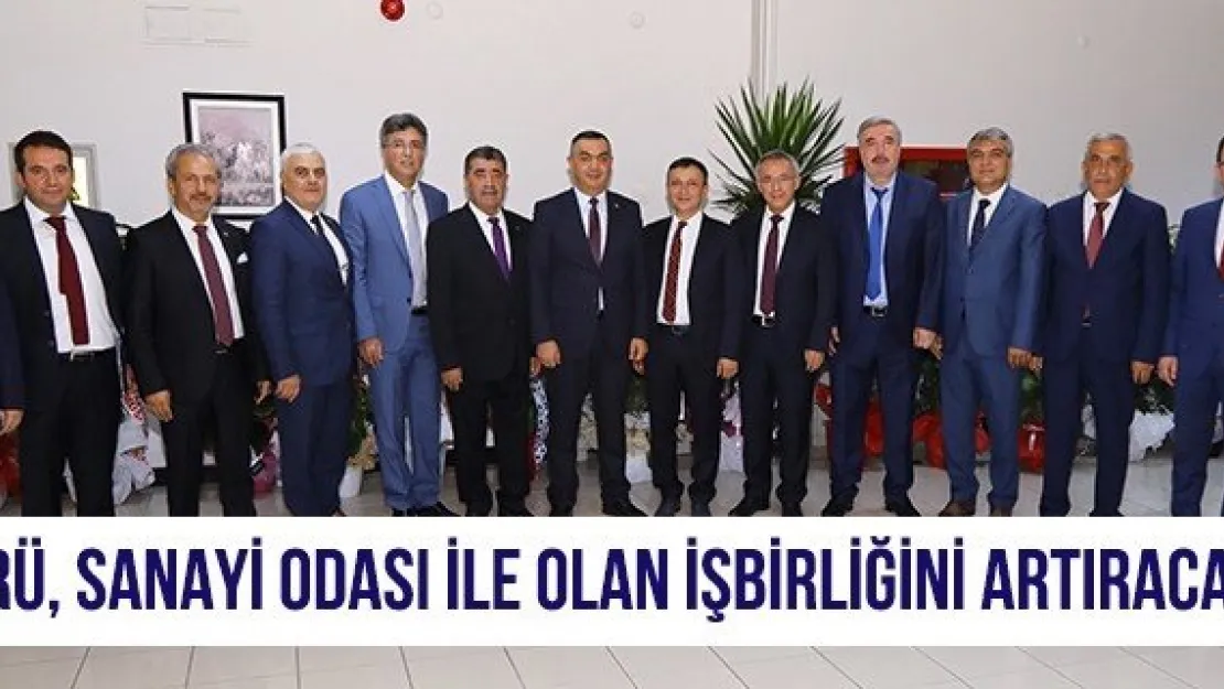 ERÜ, Sanayi Odası İle Olan İşbirliğini Artıracak