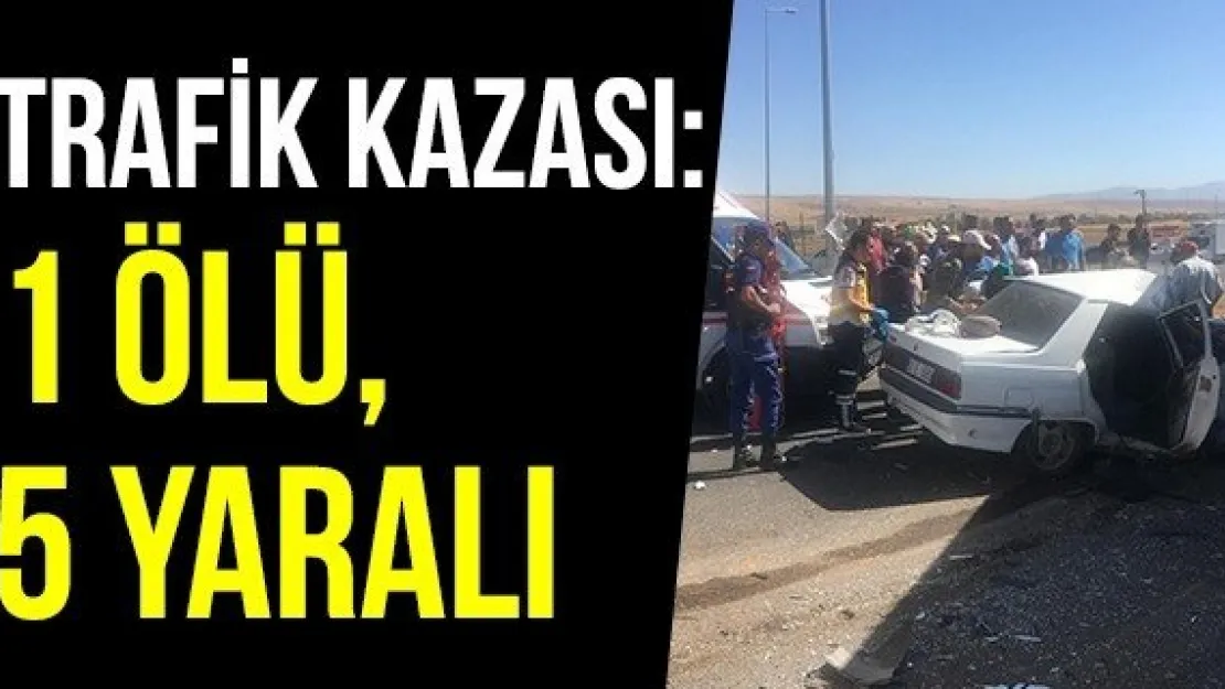 Kayseri'de trafik kazası: 1 ölü, 5 yaralı