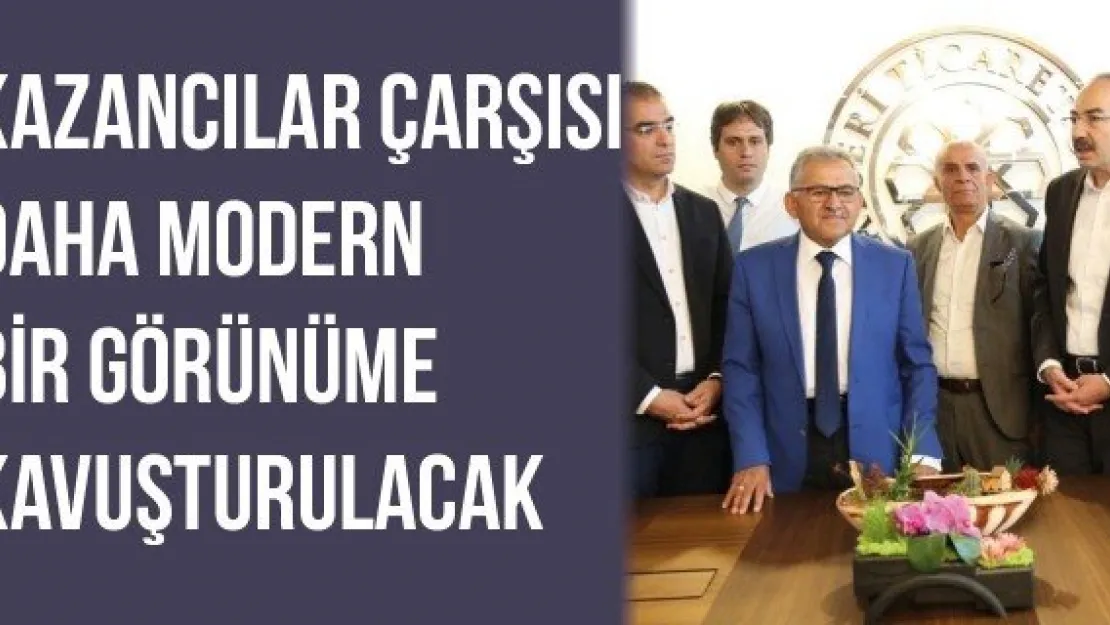 Kazancılar Çarşısı daha modern bir görünüme kavuşturulacak