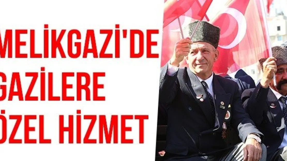 Melikgazi'de Gazilere Özel Hizmet