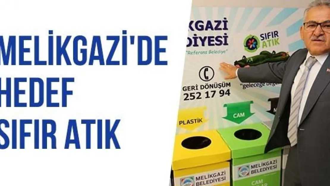 Melikgazi'de hedef sıfır atık