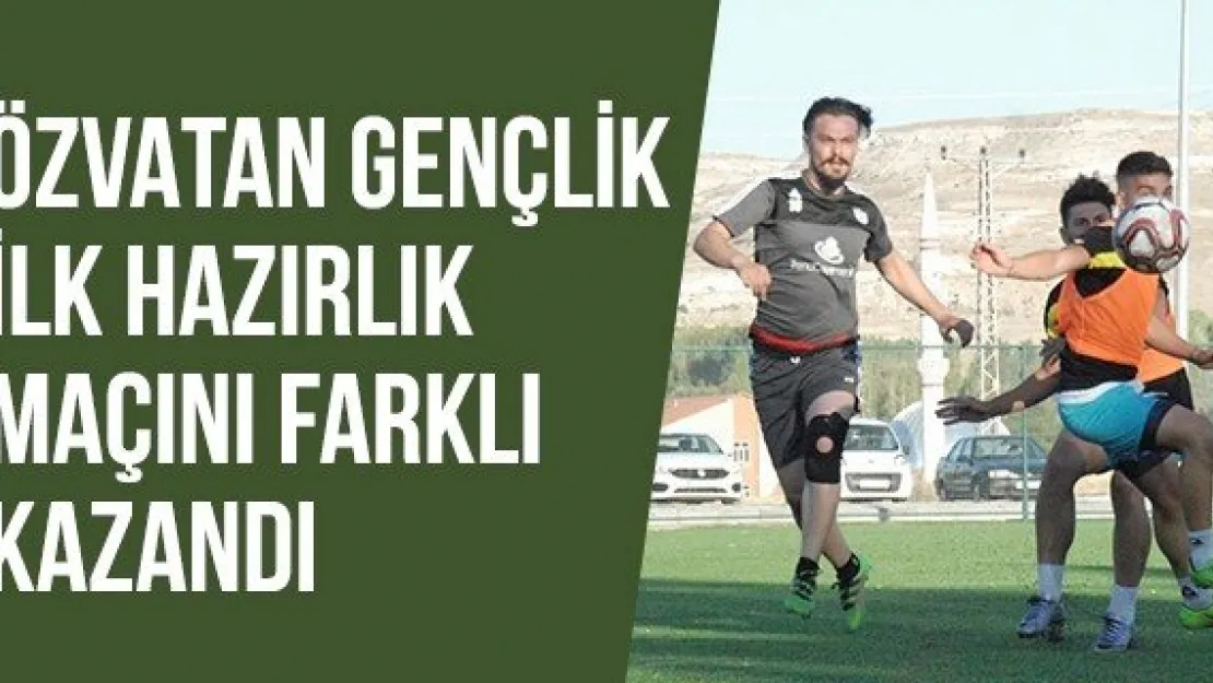 Özvatan Gençlik ilk hazırlık maçını farklı kazandı