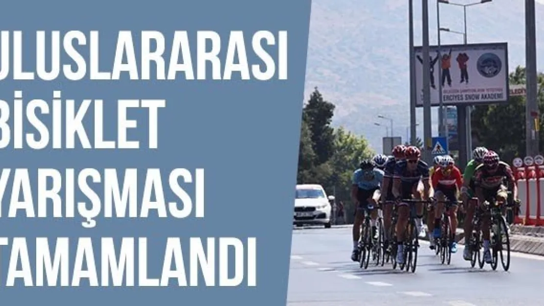 Uluslararası bisiklet yarışması tamamlandı