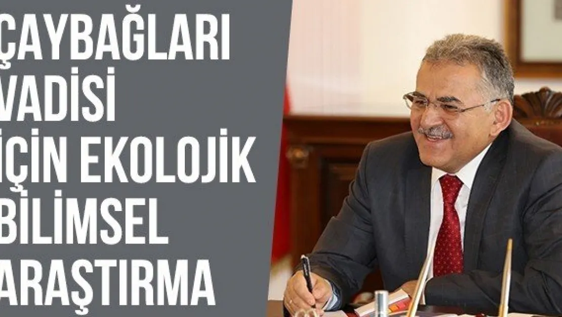 Çaybağları Vadisi İçin Ekolojik Bilimsel Araştırma