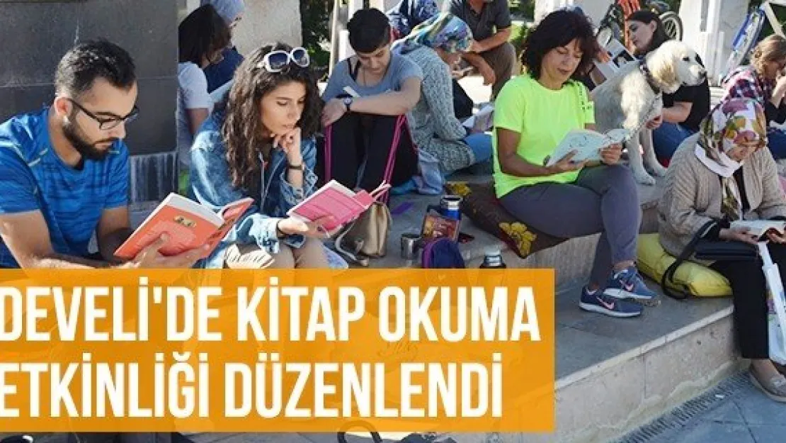 Develi'de Kitap Okuma Etkinliği Düzenlendi