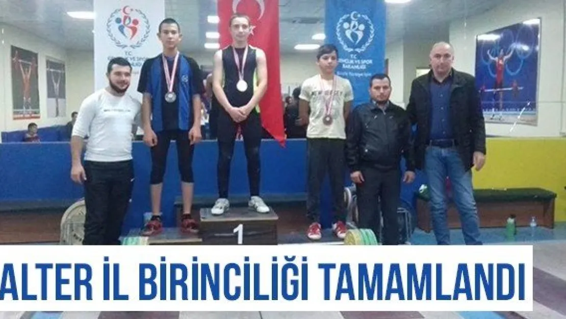 Halter İl Birinciliği Tamamlandı