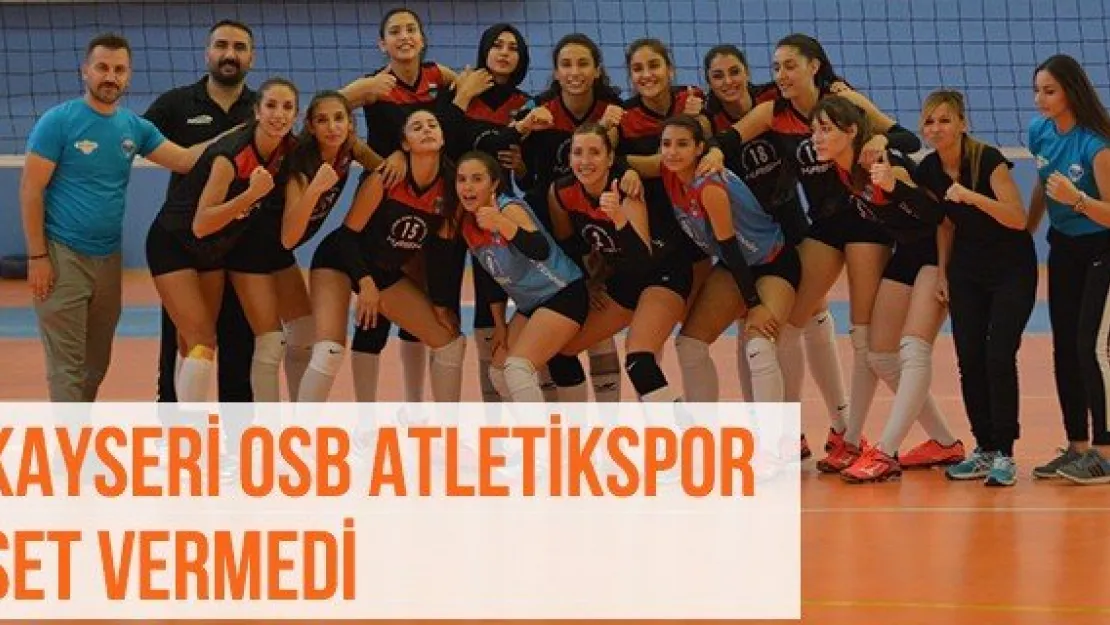 Kayseri OSB Atletikspor Set Vermedi