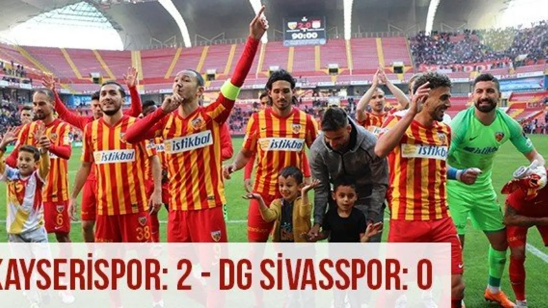 Kayserispor: 2 - DG Sivasspor: 0