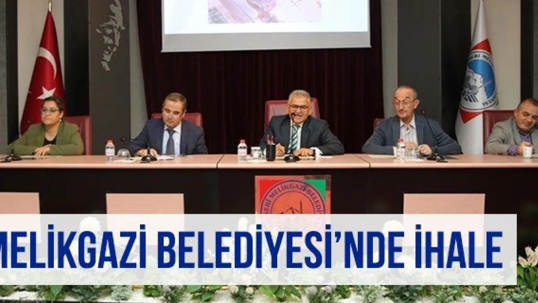 Melikgazi Belediyesi'nde İhale