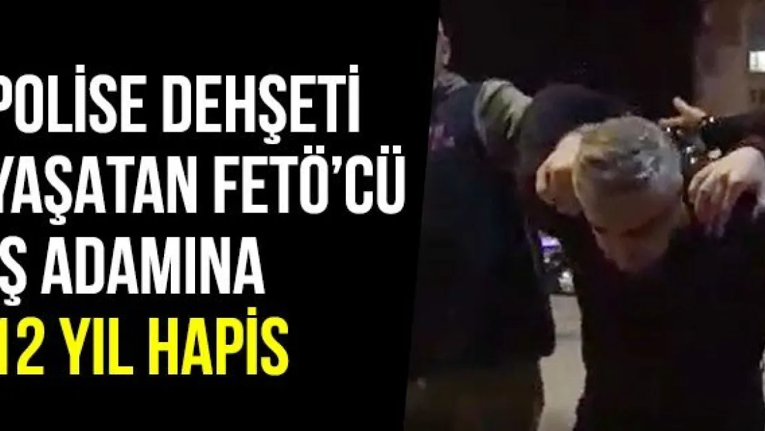 Polise Dehşeti Yaşatan FETÖ'cü İş Adamına 12 Yıl Hapis
