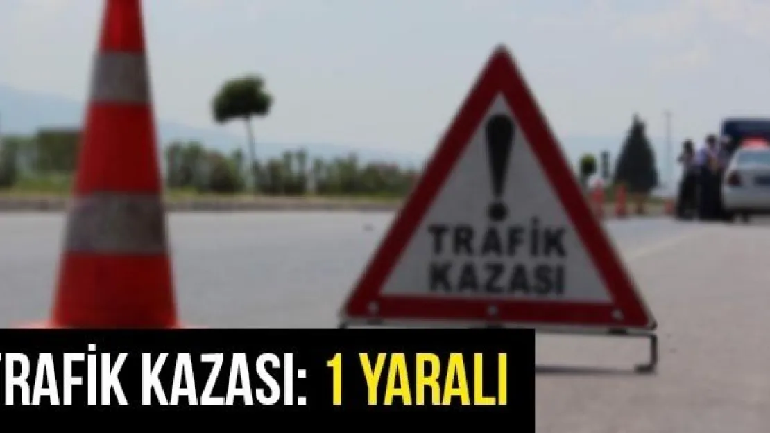 Trafik Kazası: 1 Yaralı