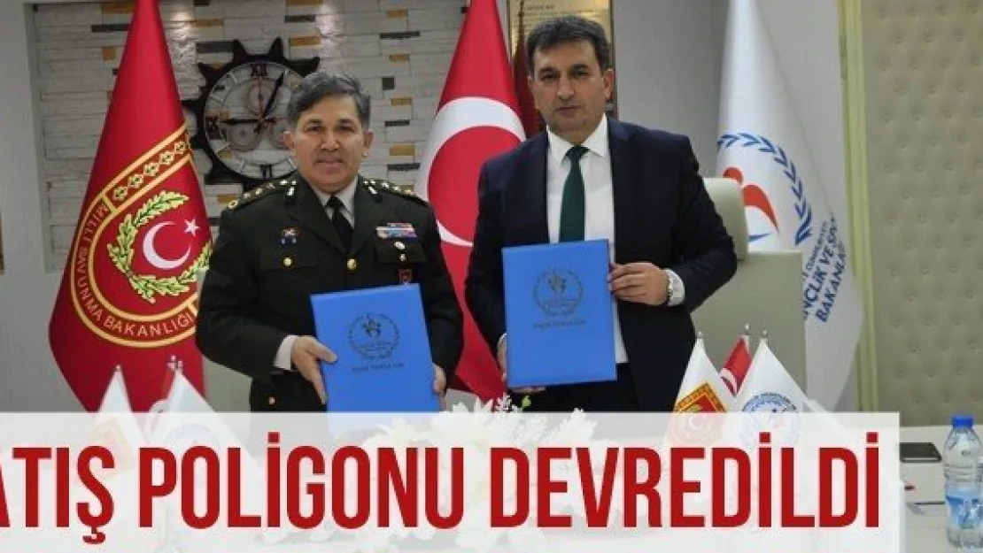 Atış Poligonu Devredildi