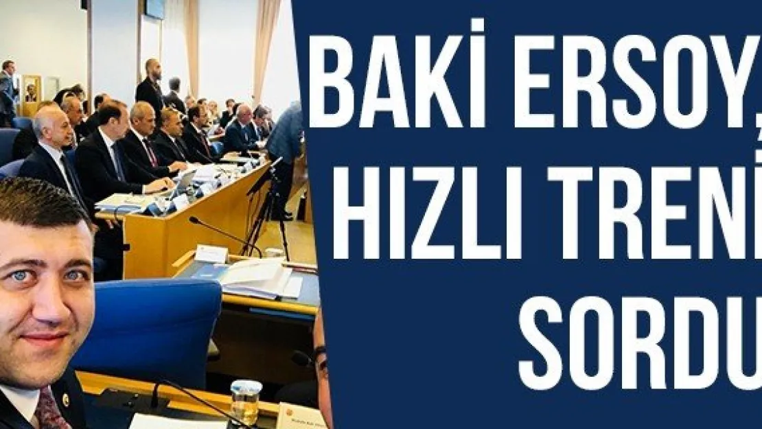 Baki Ersoy, Hızlı Treni Sordu