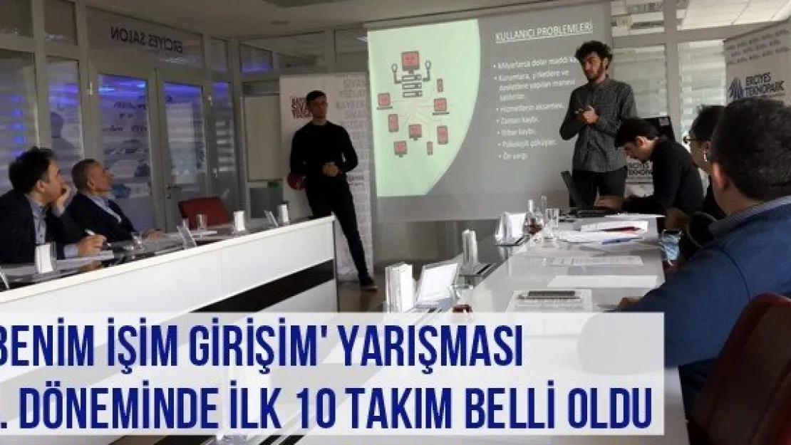 'Benim İşim Girişim' Yarışması 2. Döneminde İlk 10 Takım Belli Oldu