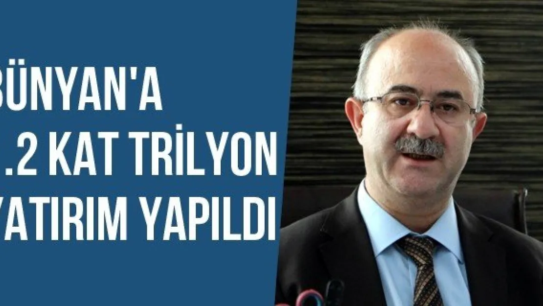 Bünyan'a 1.2 Kat Trilyon Yatırım Yapıldı