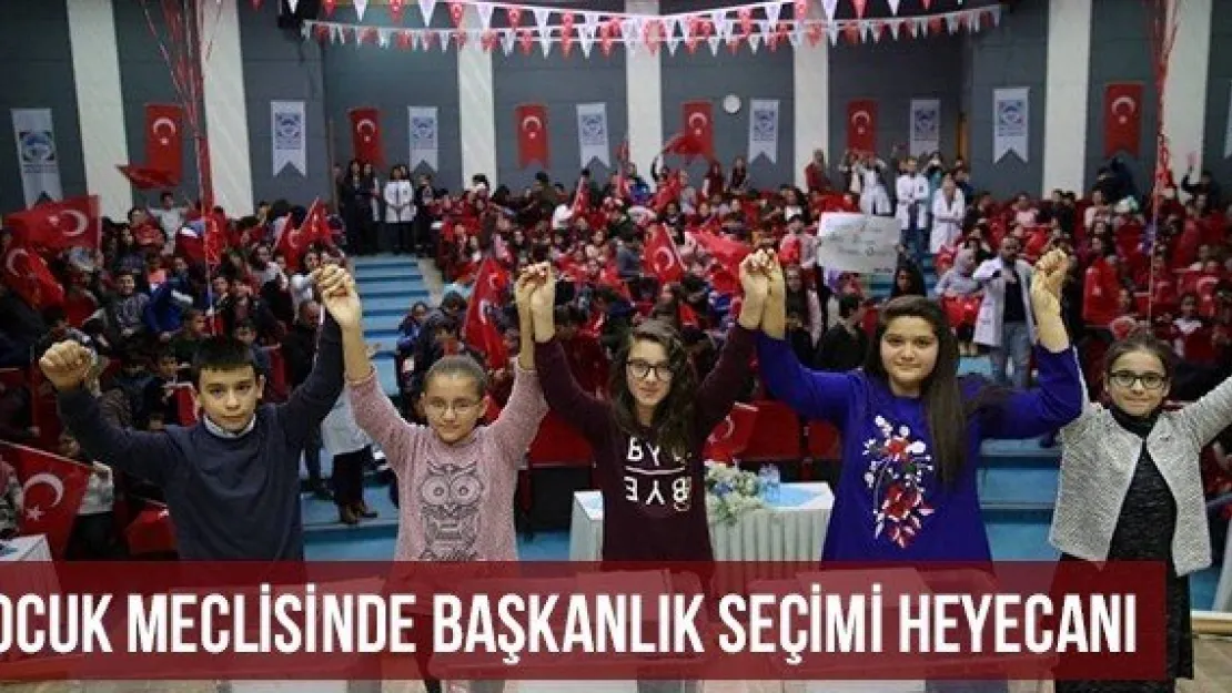 Çocuk Meclisinde Başkanlık Seçimi Heyecanı