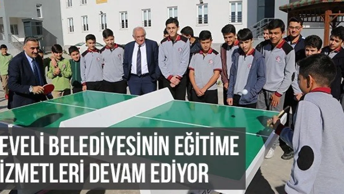 Develi Belediyesinin Eğitime Hizmetleri Devam Ediyor