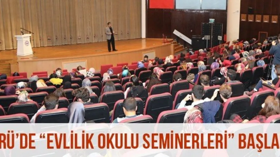 ERÜ'de 'Evlilik Okulu Seminerleri' Başladı