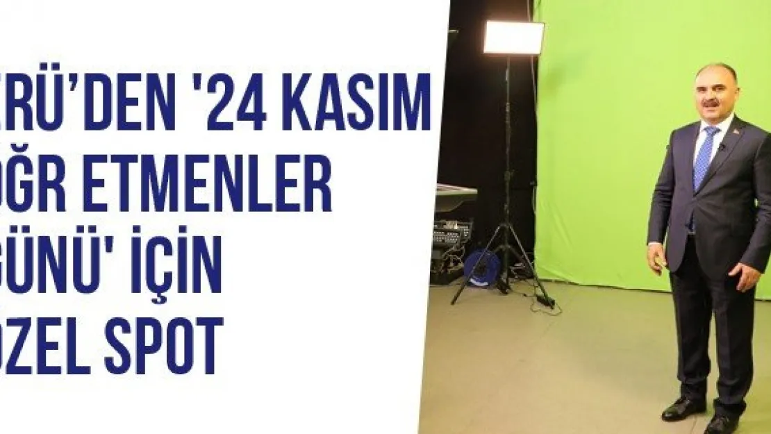 ERÜ'den པ Kasım Öğretmenler Günü' İçin Özel Spot