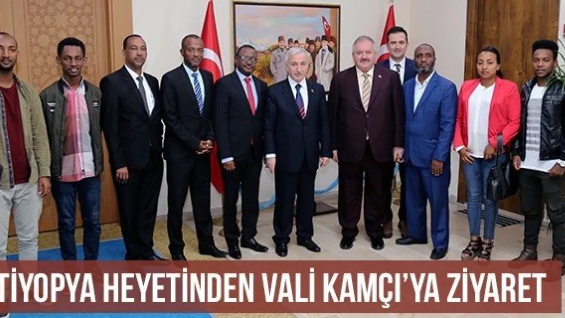 Etiyopya Heyetinden Vali Kamçı'ya Ziyaret