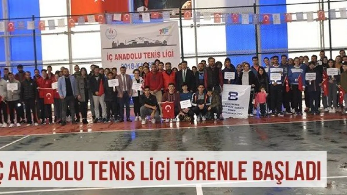 İç Anadolu Tenis Ligi Törenle Başladı