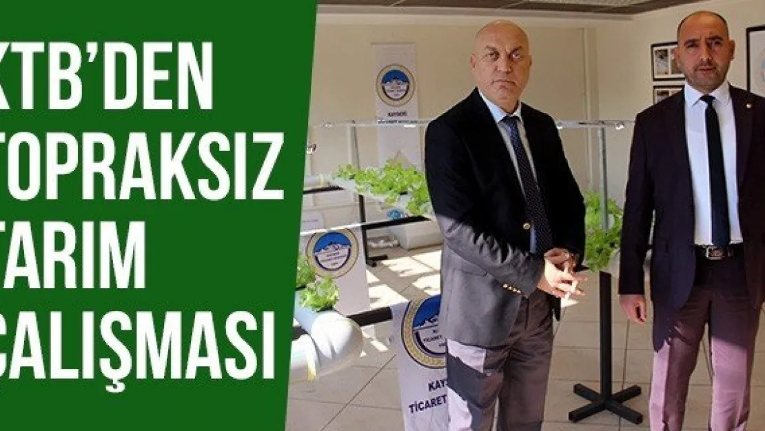 KTB'den Topraksız Tarım Çalışması