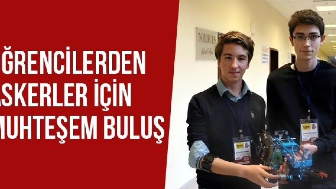 Öğrencilerden Askerler İçin Muhteşem Buluş