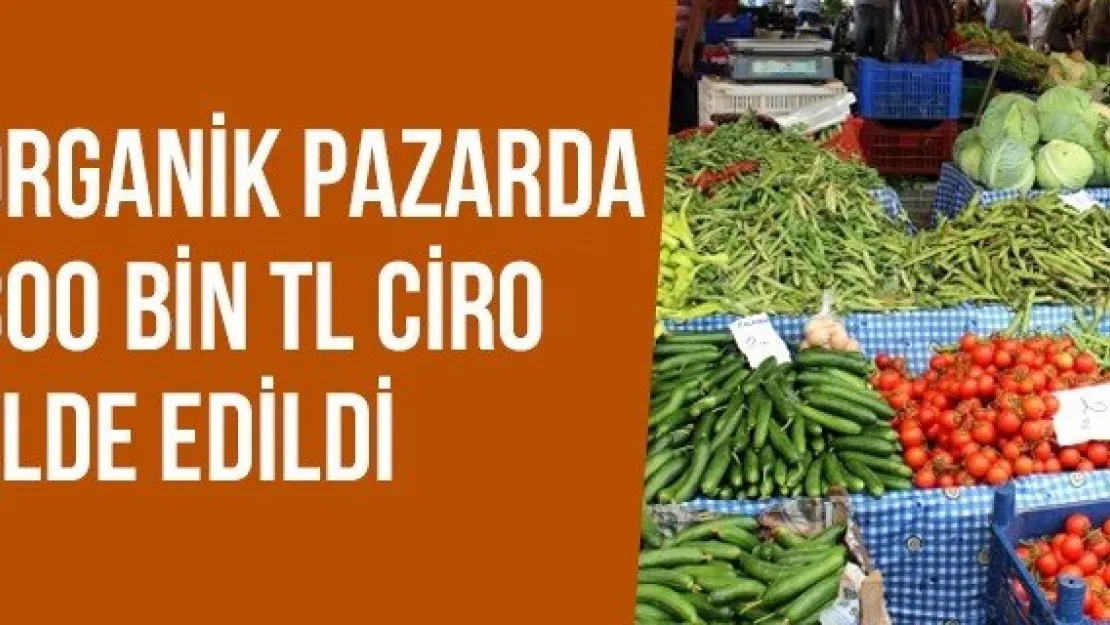 Organik Pazarda 800 Bin TL Ciro Elde Edildi