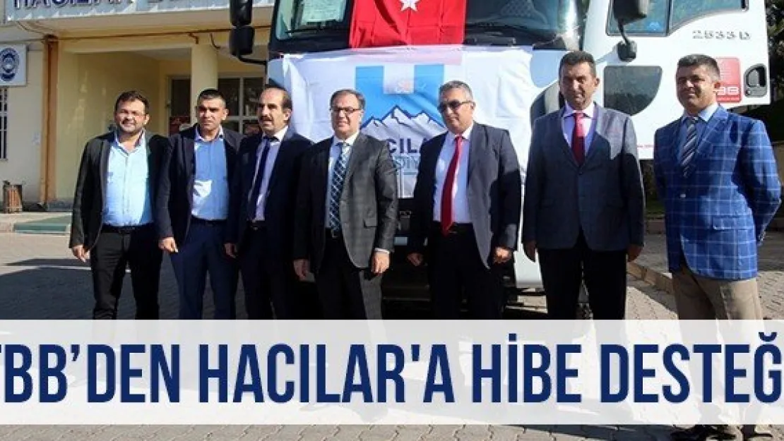 TBB'DEN Hacılar'a Hibe Desteği