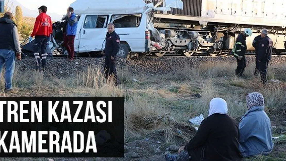 Tren Kazası Kamerada