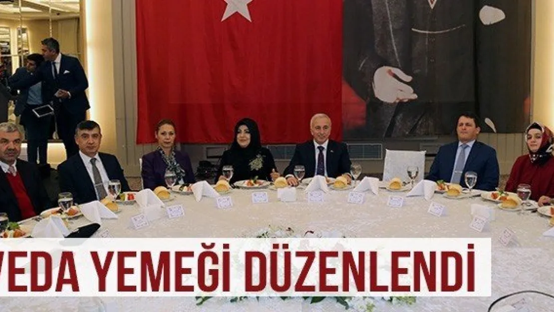 Veda Yemeği Düzenlendi