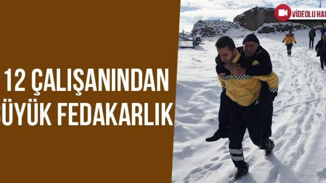 112 Çalışanından Büyük Fedakarlık