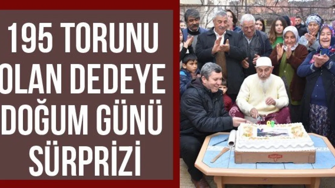 195 Torunu  Olan Dedeye  Doğum Günü  Sürprizi