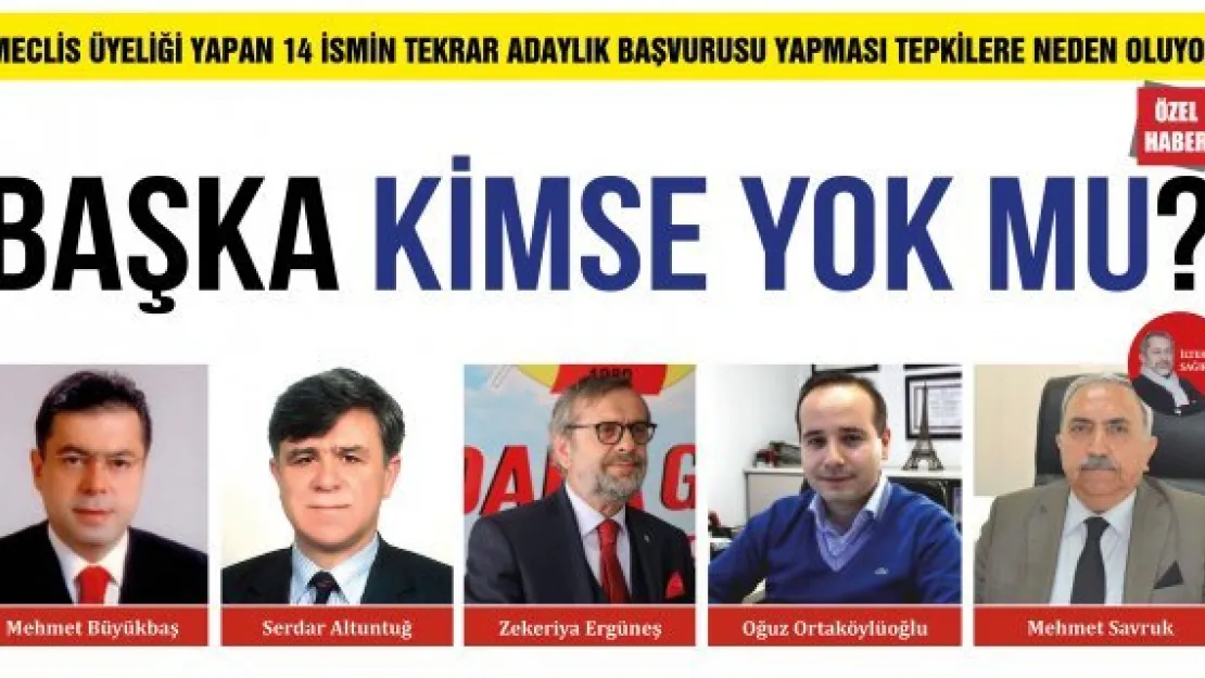 BAŞKA KİMSE YOK MU?