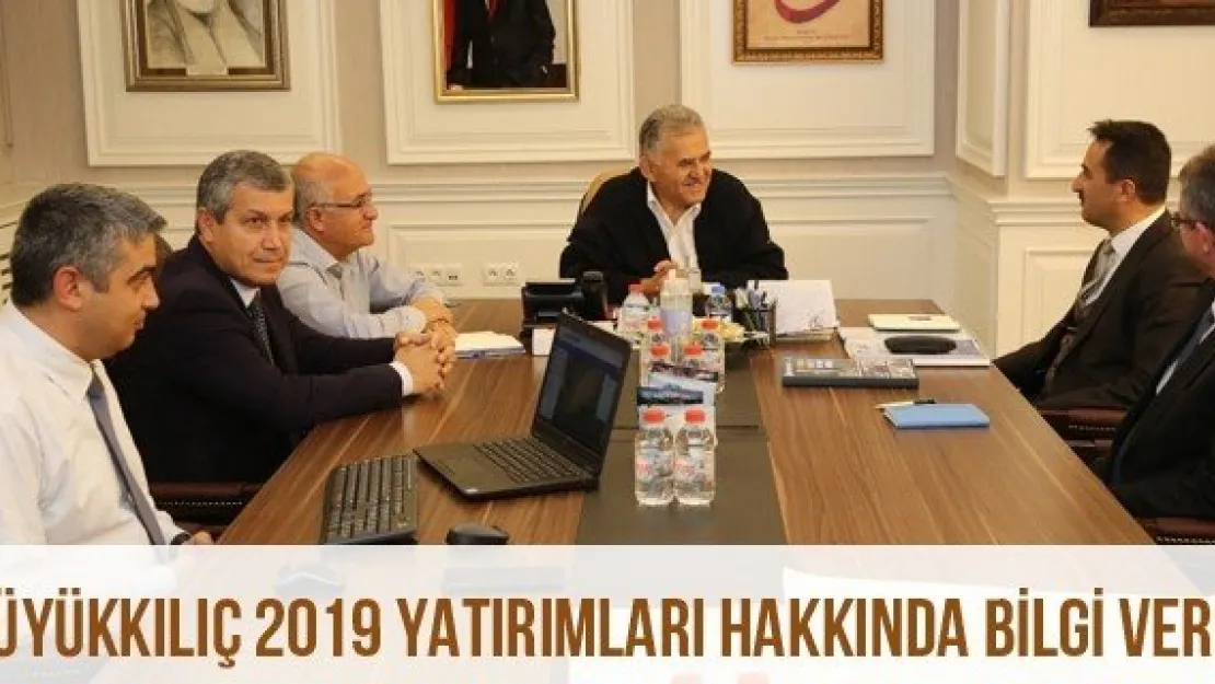 Büyükkılıç 2019 Yatırımları Hakkında Bilgi Verdi