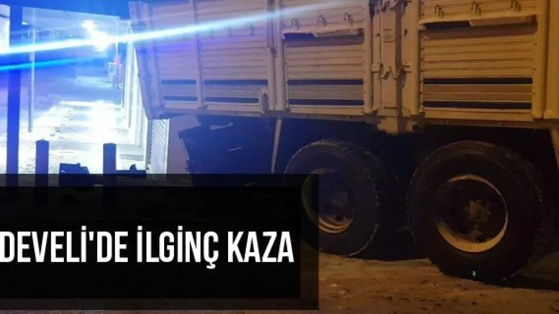 Develi'de İlginç Kaza