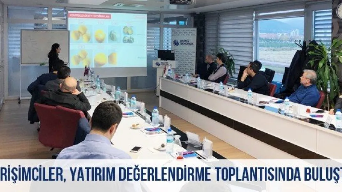 Girişimciler, Yatırım Değerlendirme Toplantısında Buluştu