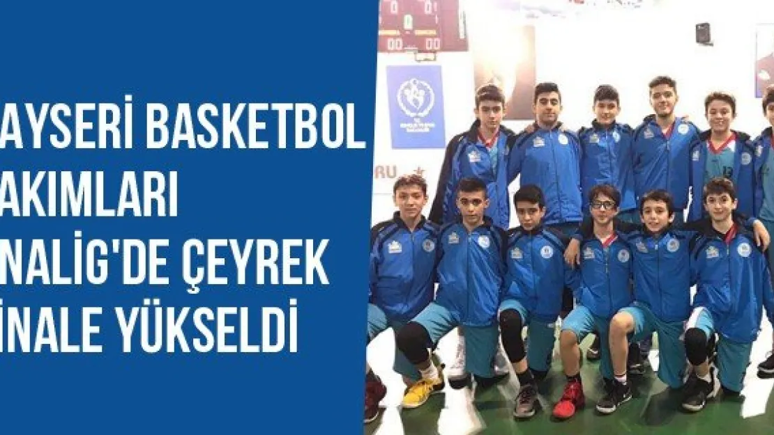 Kayseri Basketbol Takımları Analig'de Çeyrek Finale Yükseldi