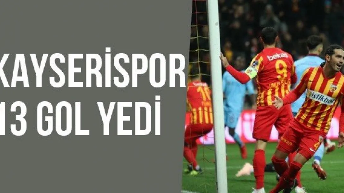 Kayserispor 13 Gol Yedi