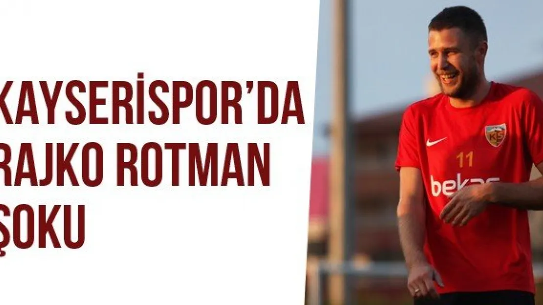 Kayserispor'da Rajko Rotman Şoku