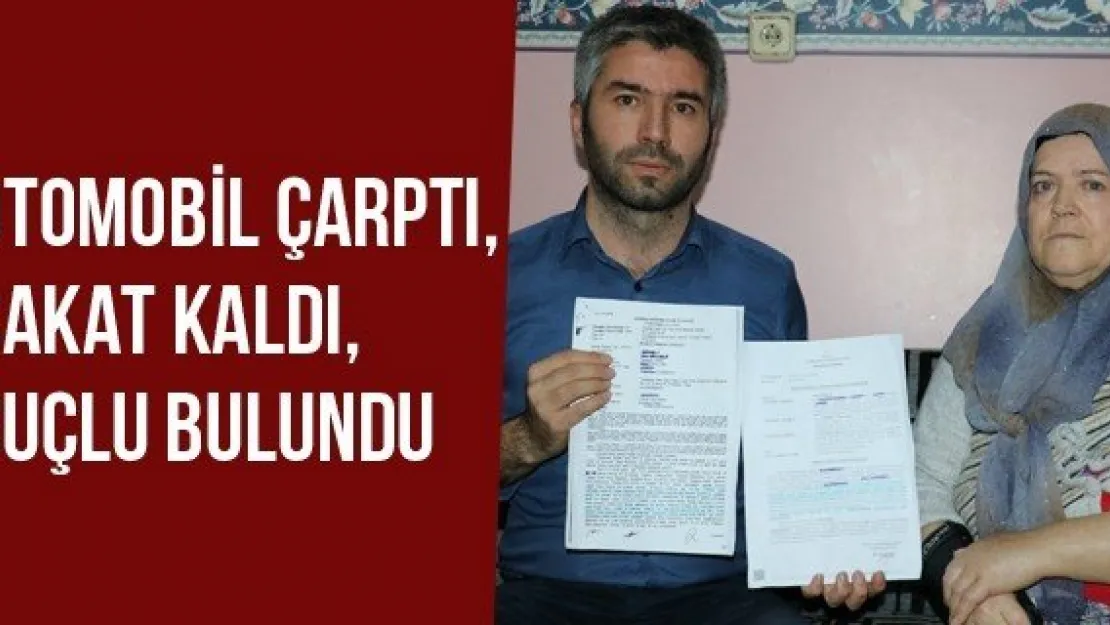 Otomobil Çarptı, Sakat Kaldı, Suçlu Bulundu