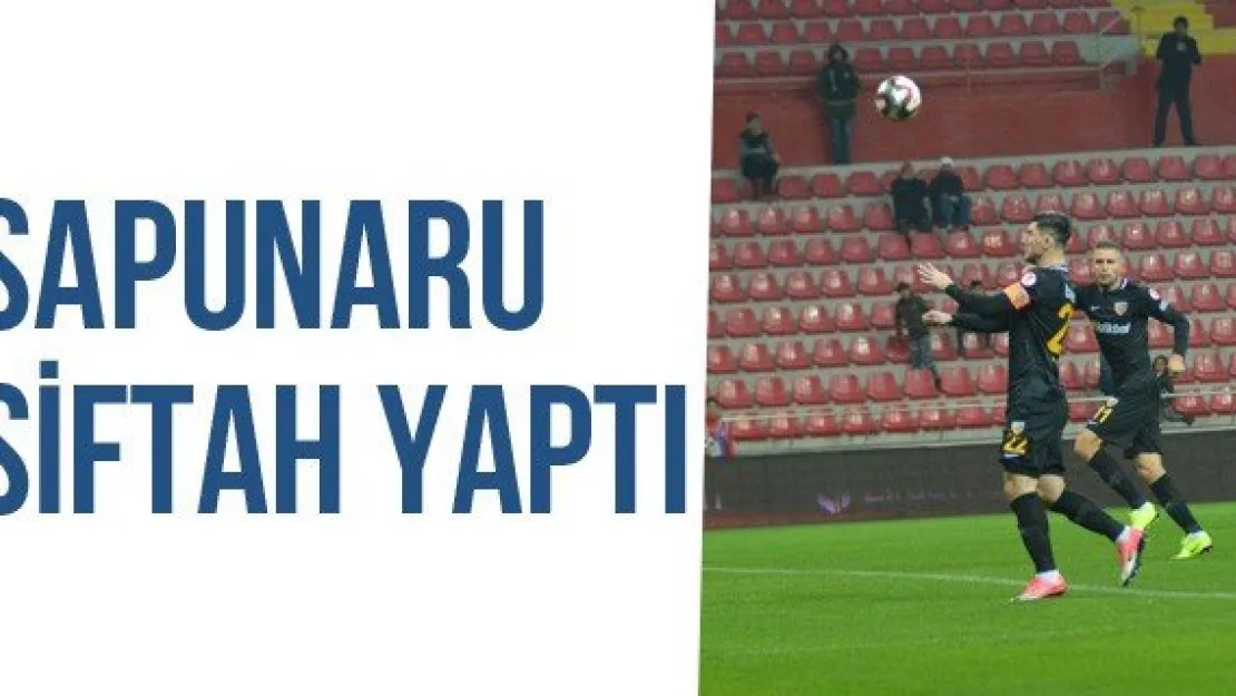 Sapunaru Siftah Yaptı