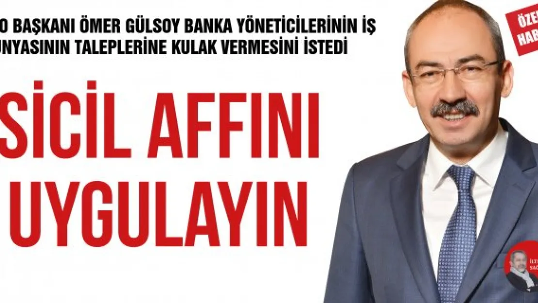 SİCİL AFFINI UYGULAYIN