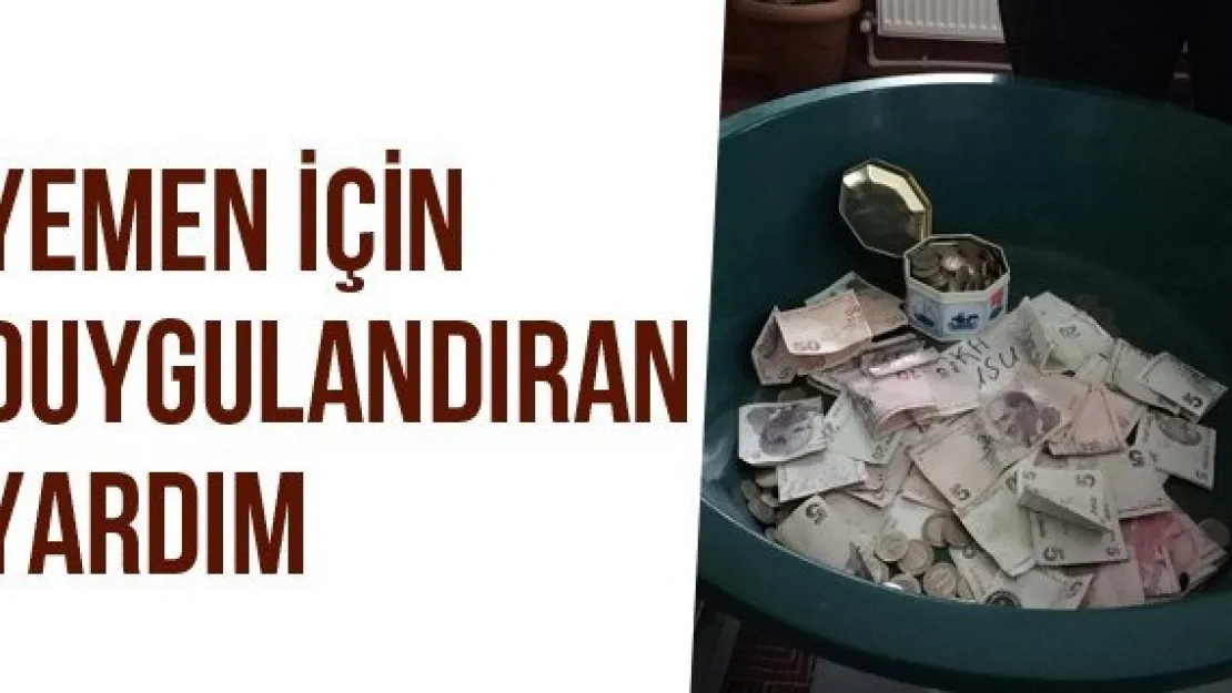 Yemen İçin Duygulandıran Yardım